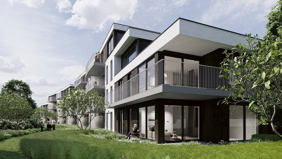 Nieuwbouw meergezinswoning Eeklo - Architect @worldinmotionarchitecten - Ontwikkelaar STIGT en HOOME